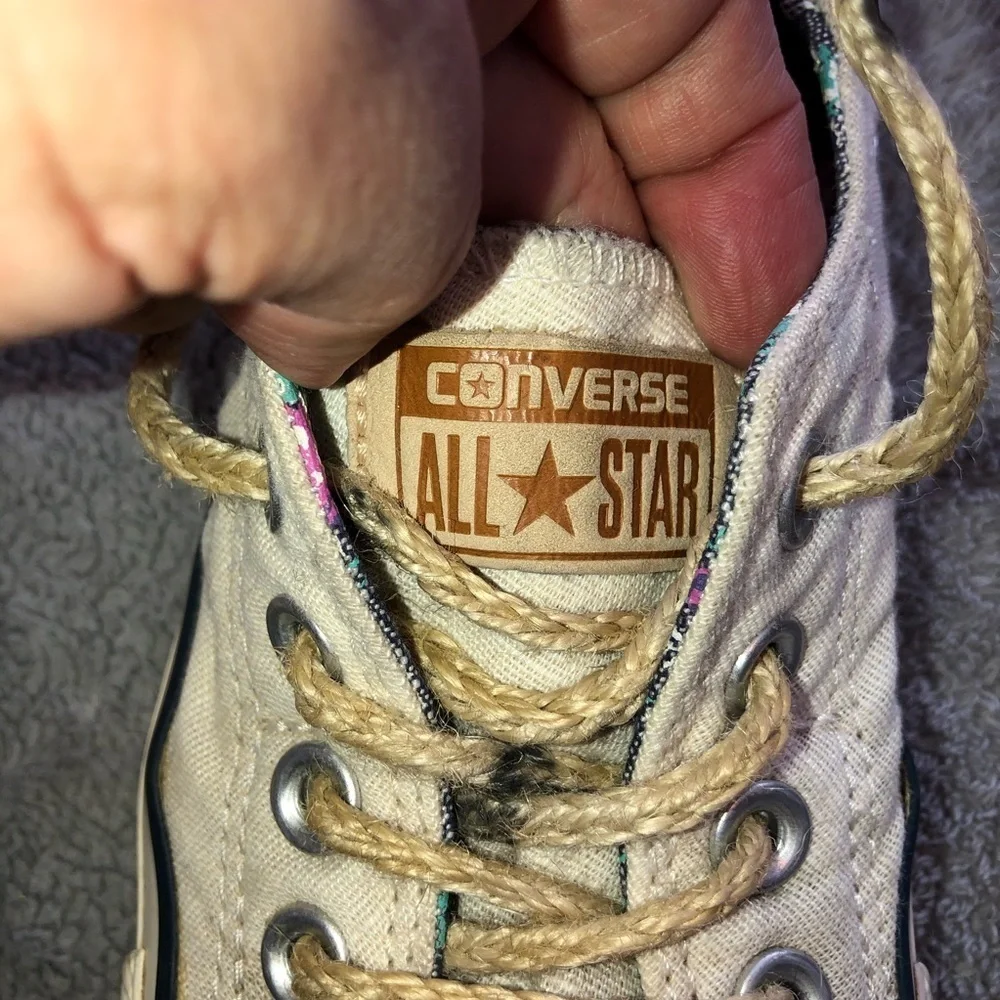 CONVERSE Shoreline Rope Lace Slip On Sneakers Sz 5.5 - Picture 6 of 11